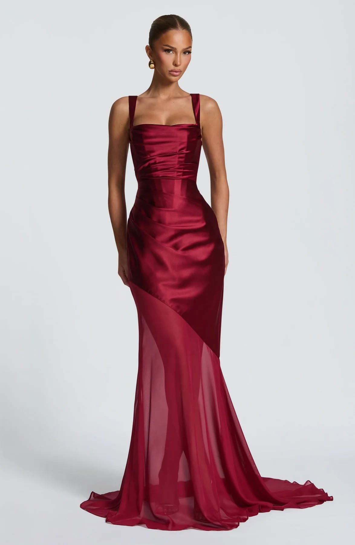 Eliza Gown (Burgundy)
