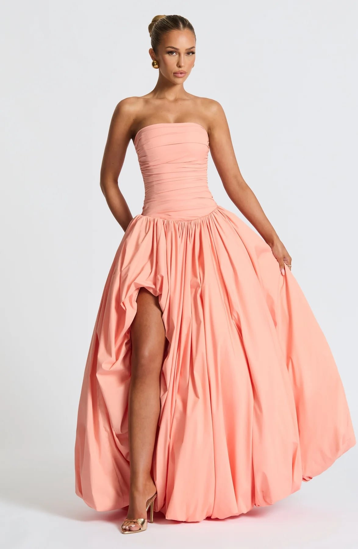 Jillian Maxi Dress (Peach)