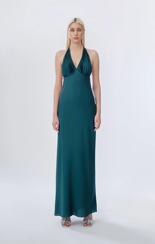 Ms. Pleat Maxi Dress