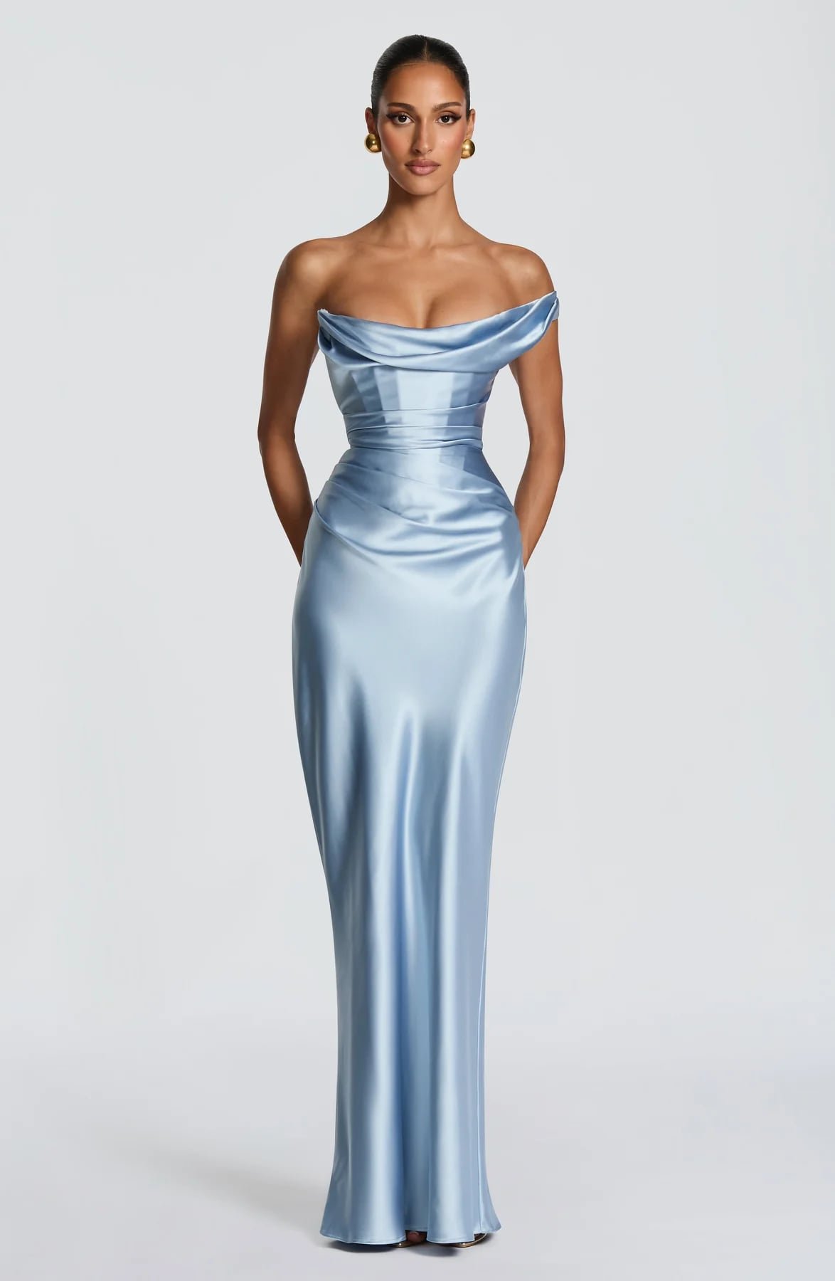 Thalassa Maxi Dress (Glacier Blue)