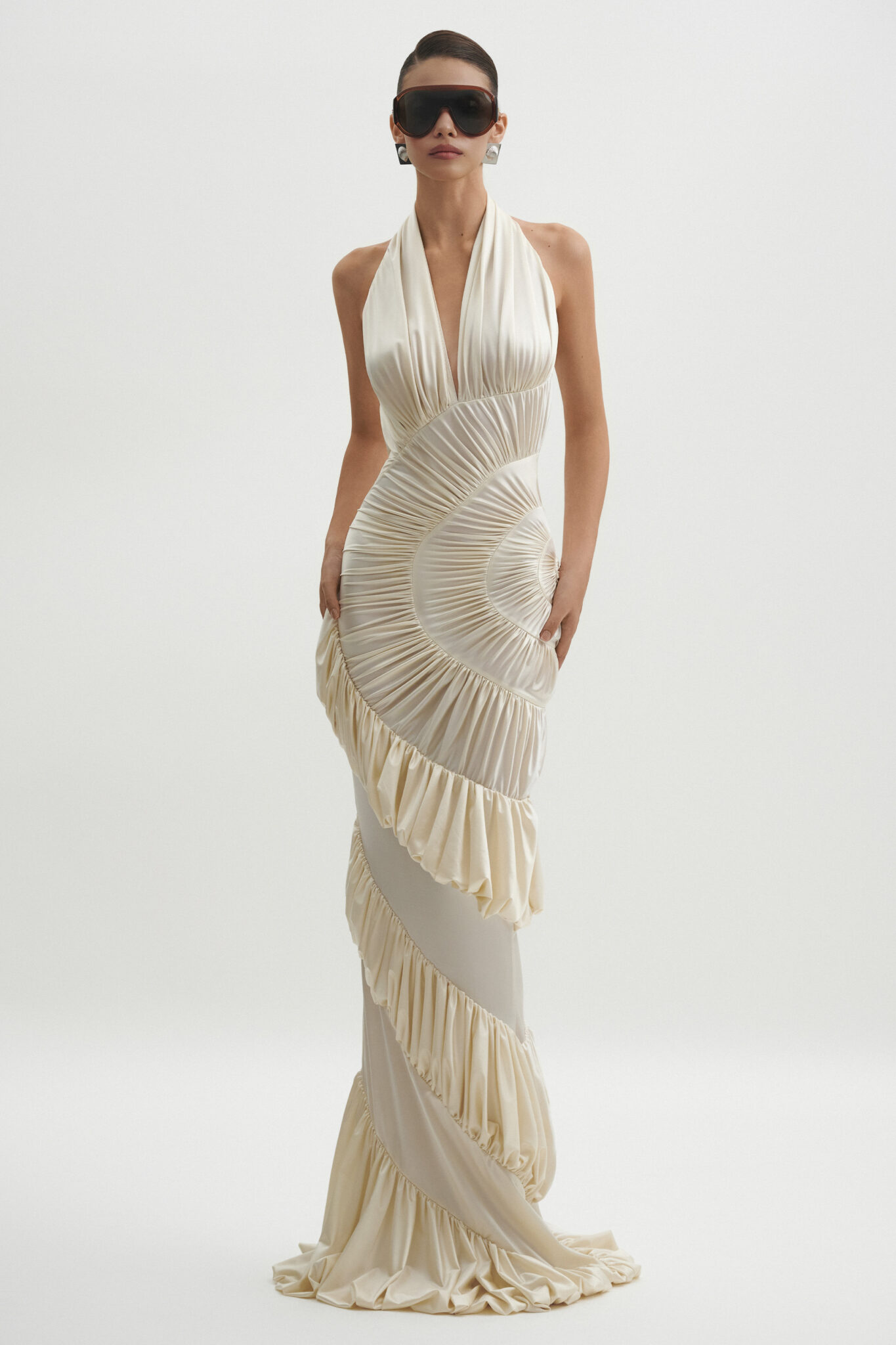 Ammonite Gown ( Cream )